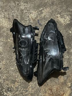 Pair of Black Smoked Car Headlights 2015 nissan altima