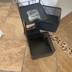 Shelf- on wheel-3 rotating layer- brand new