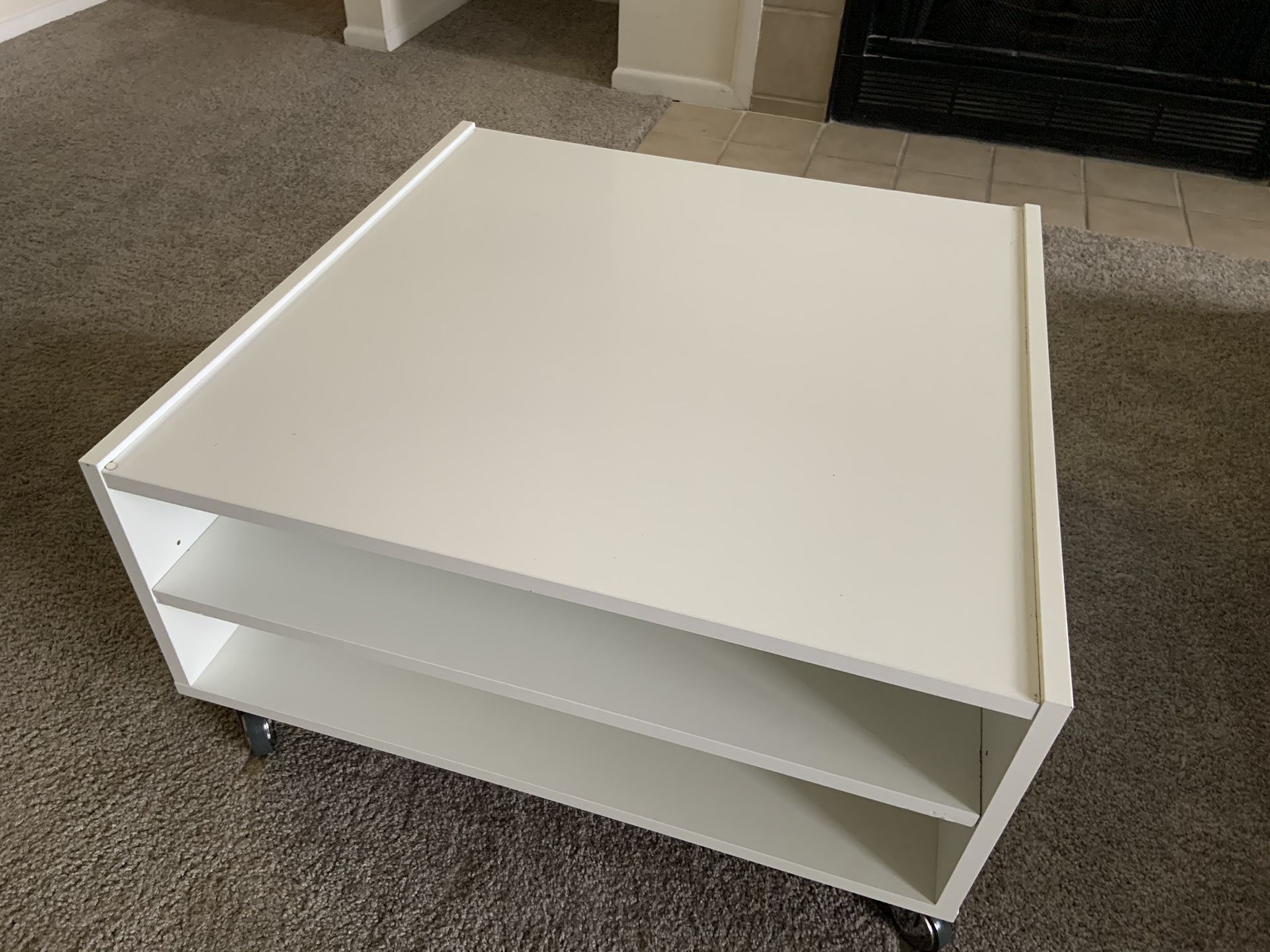 White Coffee Table/Cubby