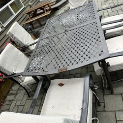 Free Outdoor 6 Seater Patio Table 
