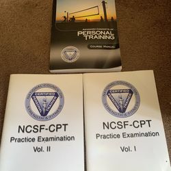 NCSF-CPT Personal T Praining course manual vol. 1 and vol.2 Advance concept of personal training course manual national council on strength of fitness