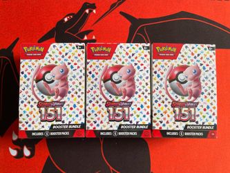 Pokémon 151 Booster Bundle x3 Brand New Sealed