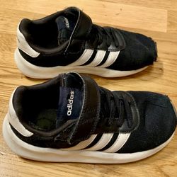 ADIDAS Kids Athletic Shoes, Navy Color, Size 13
