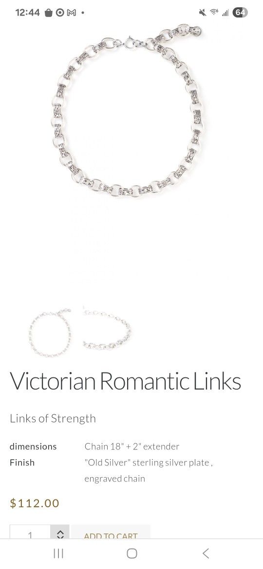 Vintage Style Necklace and Bracelet Set
