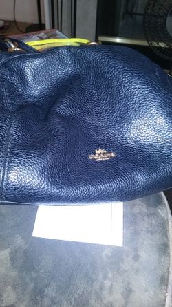 Coach black purse authentic