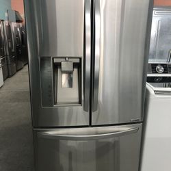 Stainless Counter Depth French Door Refrigerator 