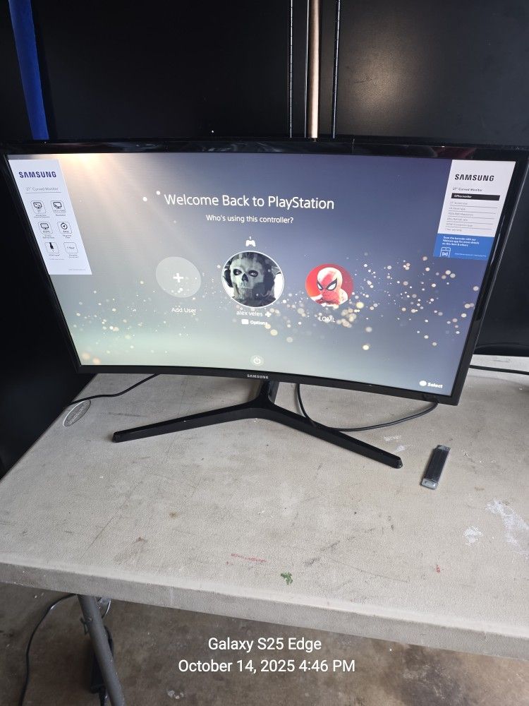 Samsung Curved 27 Inch Monitor 