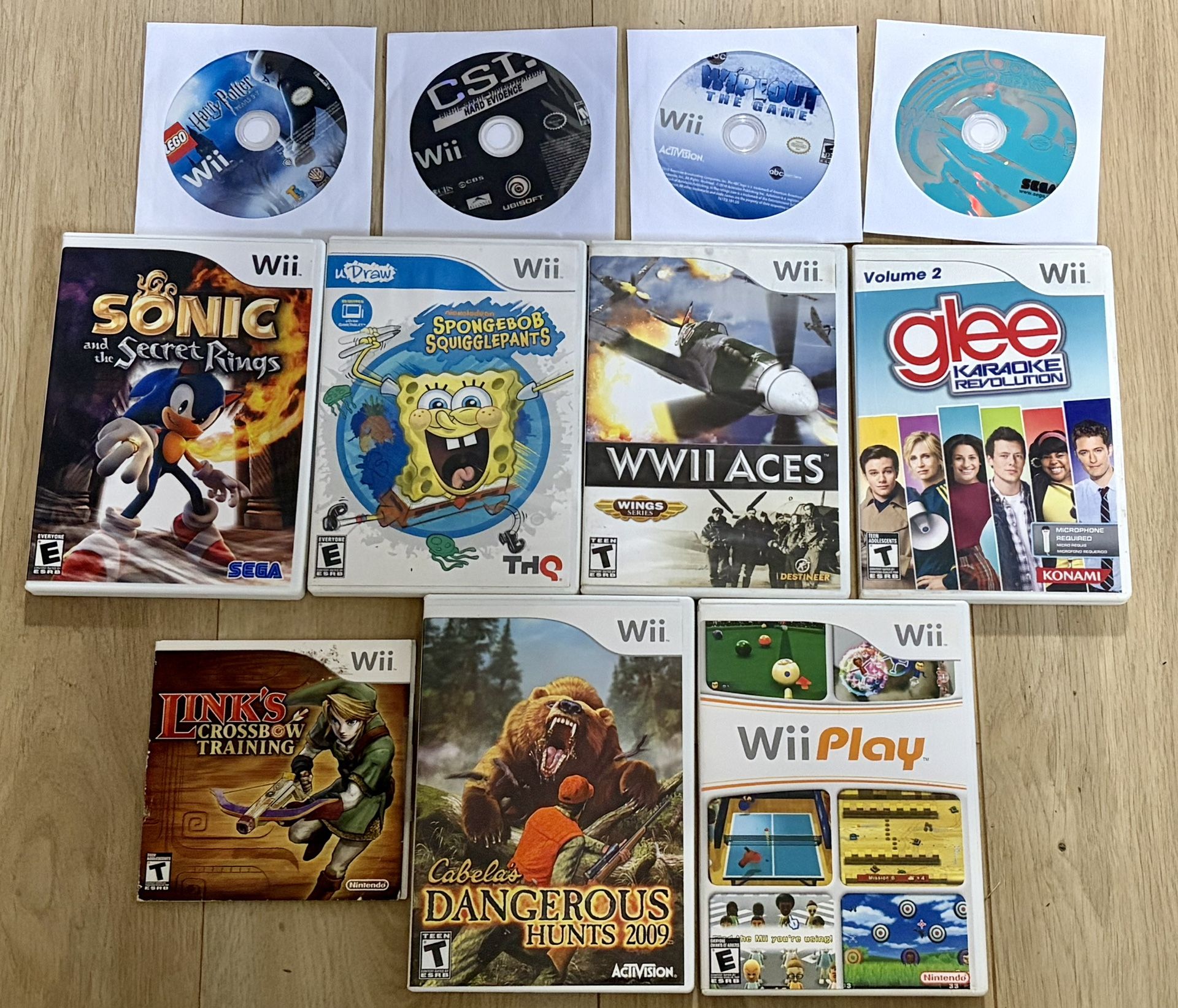 Lot of 11 - Nintendo Wii Games