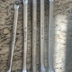 snap on tools 3 different wrench sets 