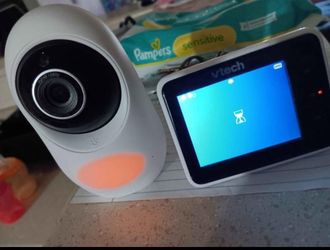 Baby monitor camera and viewing monitor