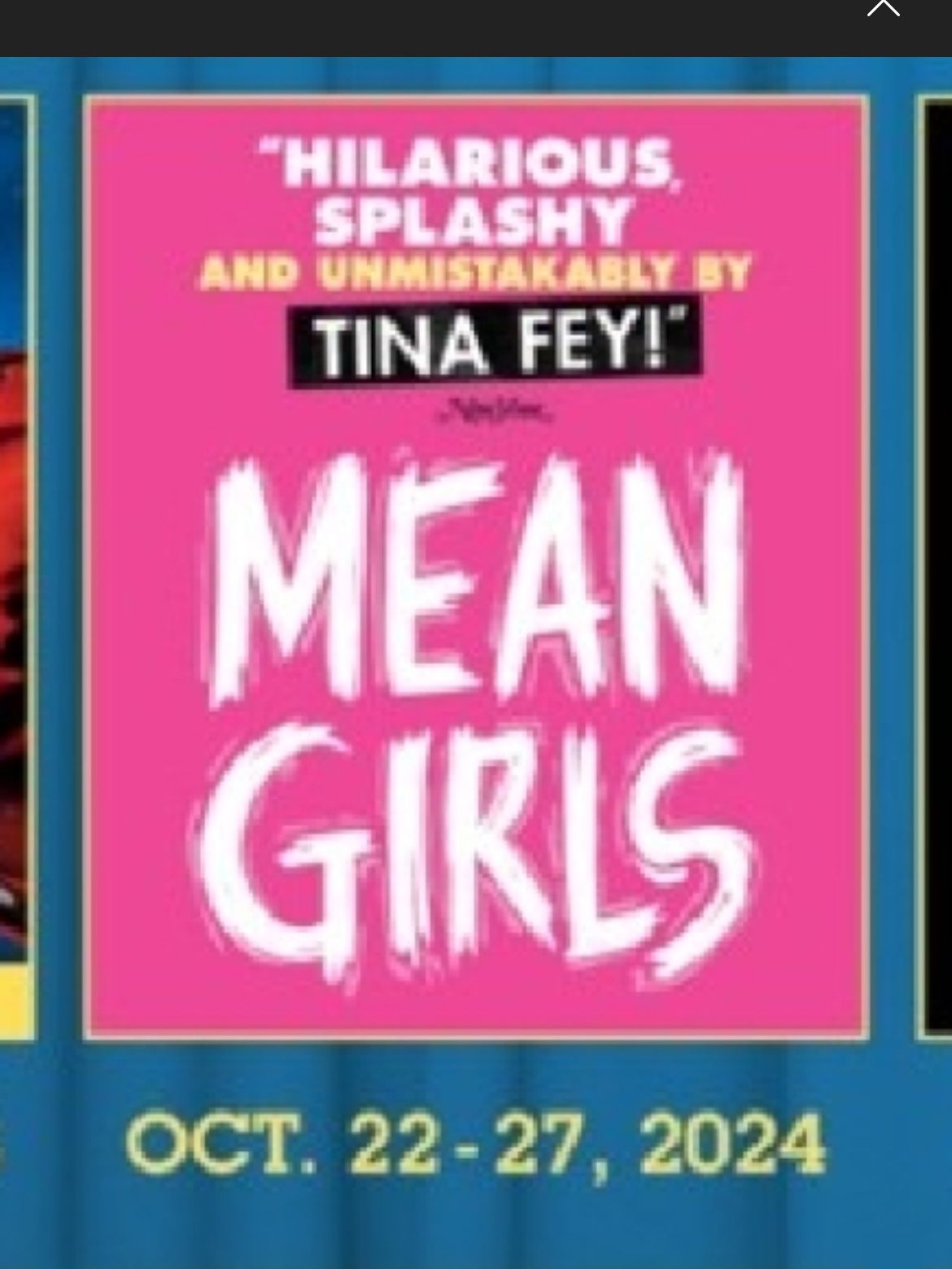 Means Girls Norfolk Broadway. Saturday 10/26 8 Pm