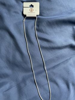 Sterling Silver 24” Rope Chain Tag Says $160