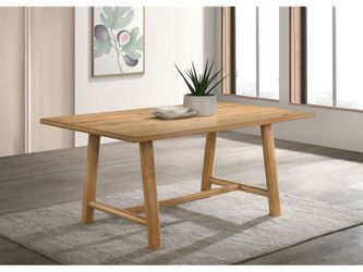 Duncan Washed Oak 71-inch Rectangular Wood Dining Room Table