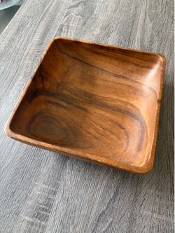 Wood bowl