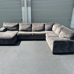 Large Charcoal Sectional