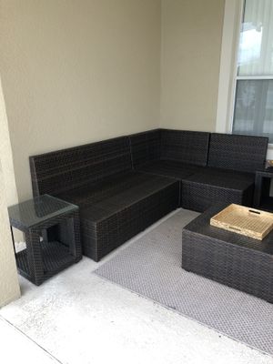 New And Used Outdoor Furniture For In Orlando Fl Offerup Pier 1 8 Piece Set Sectional Outdoor Furniture Includes 3 Matching Storage Units For In