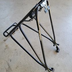 Topeak rear bike rack with Trek bag