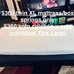 🩷🩷1- $$$360 twin XL mattress/box springs only.(Not new)    - I stock up on these from purchasing them in Seattle and Tri Cities and bringing them ba
