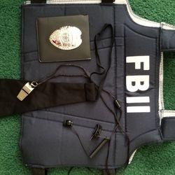 Boys FBI Costume Excellent Condition Medium 4-6