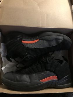 Jordan retro 12s low orange max size 10