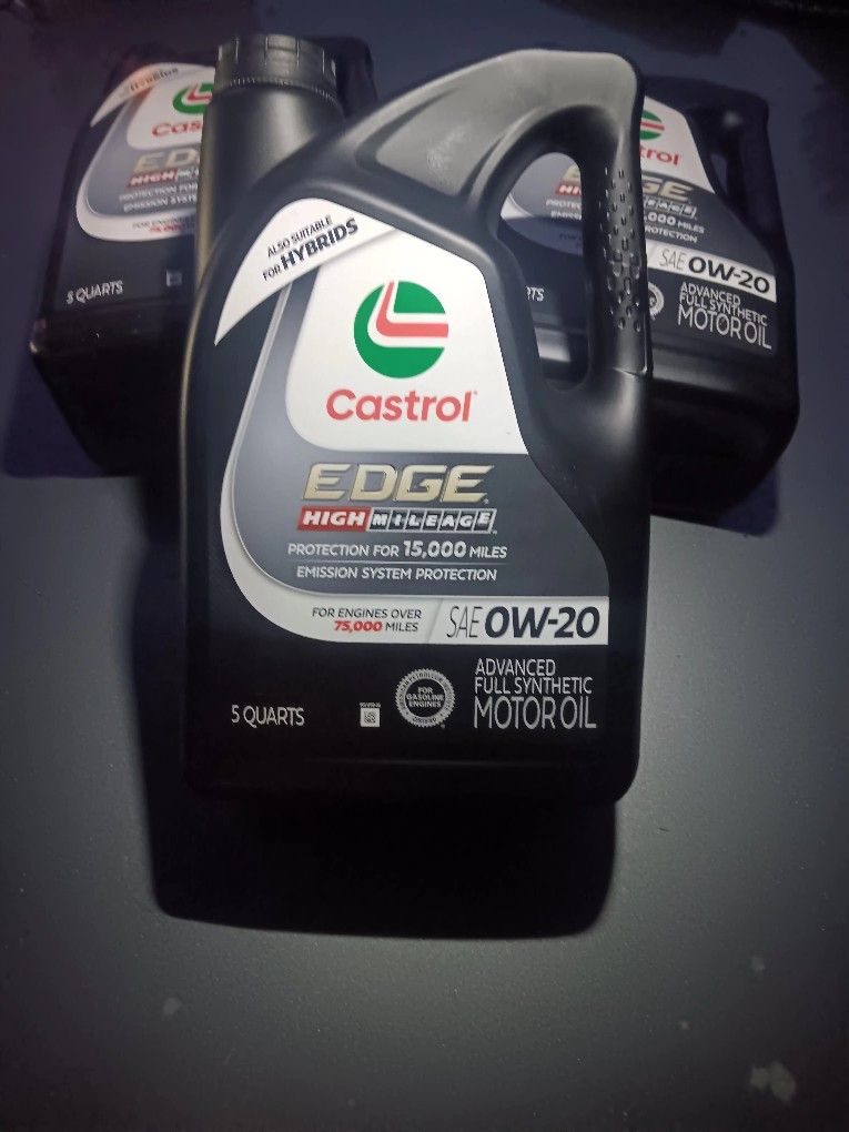 Castrol Edge High Mileage Advanced Full Synthetic 0w20