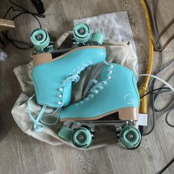 Blue Roller Skates