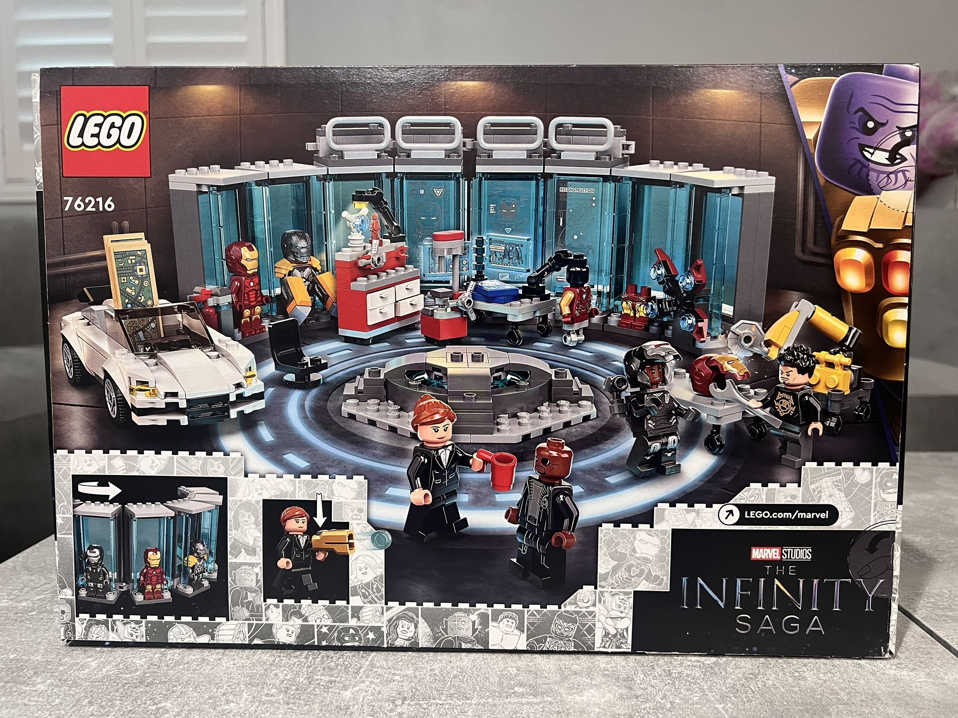 LEGO Marvel Iron Man Armory 76216