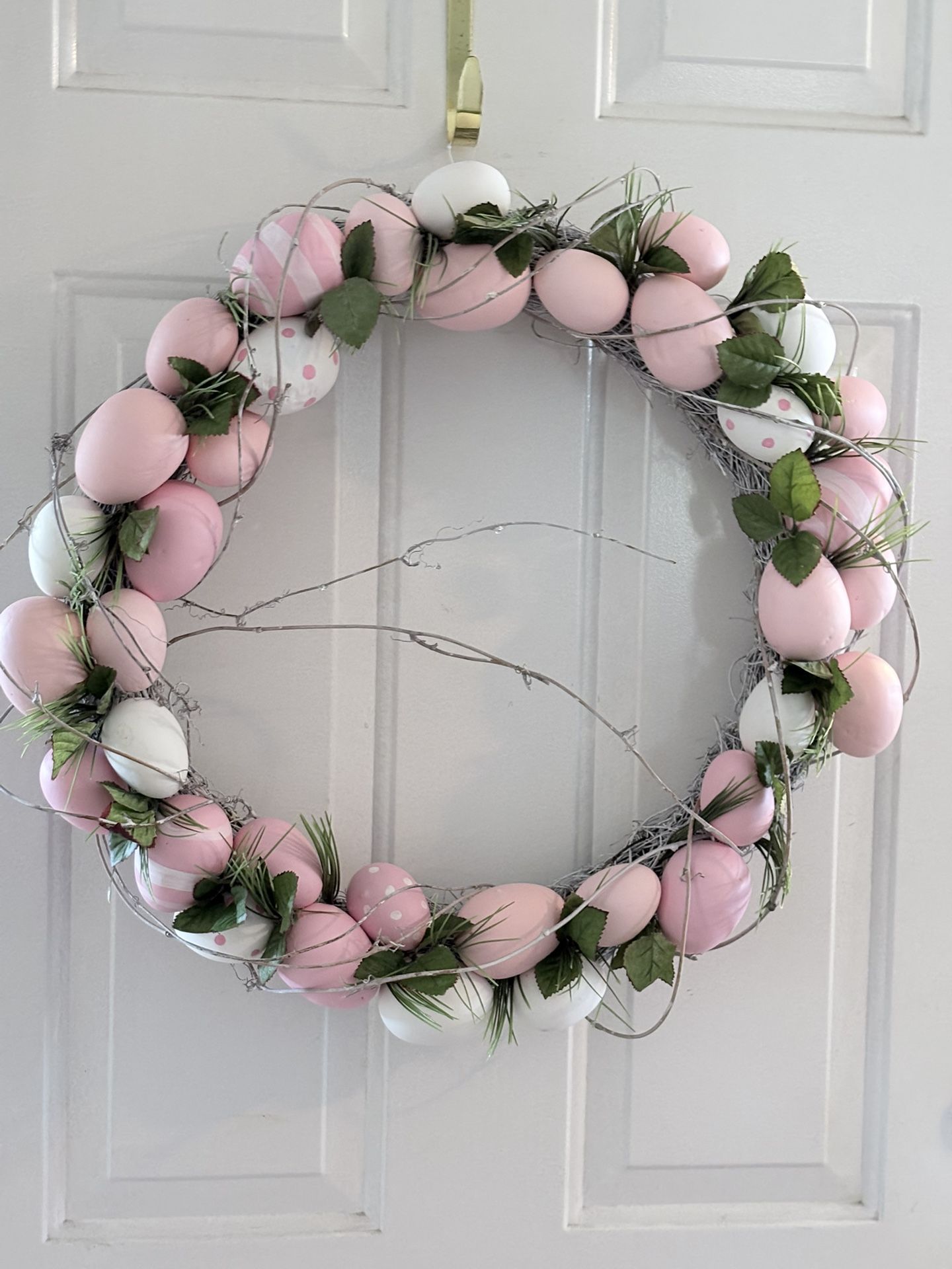 Luxe Pink Egg Wreath