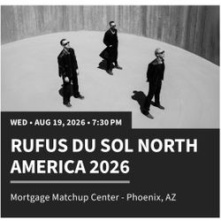 Rufus Du Sol Pit Passes