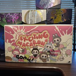 Exciting Macaron Labubu- Sealed Case