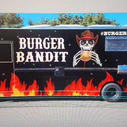 Lunch truck vinyl sticker