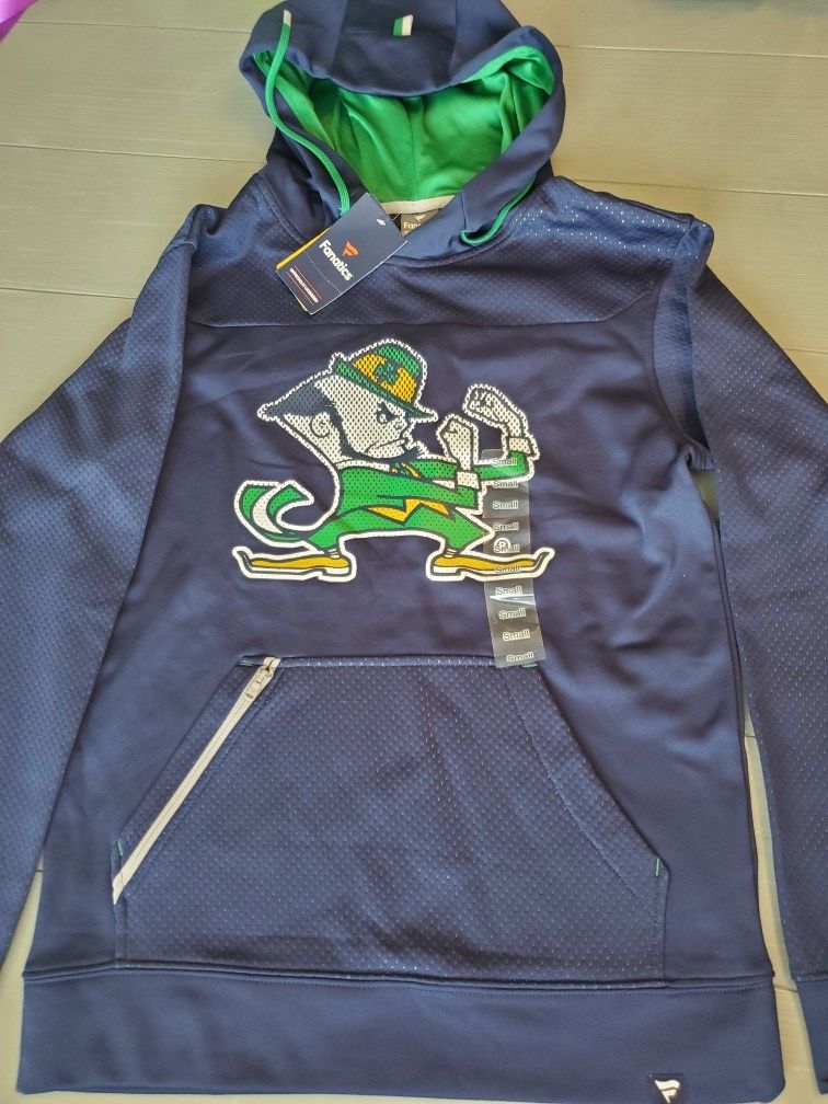 Notre Dame Fanatics Men's Size Small Hoodie