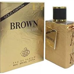 Brown Orchid GOLD EDITION Eau De Parfum 80ml By Fragrance World,