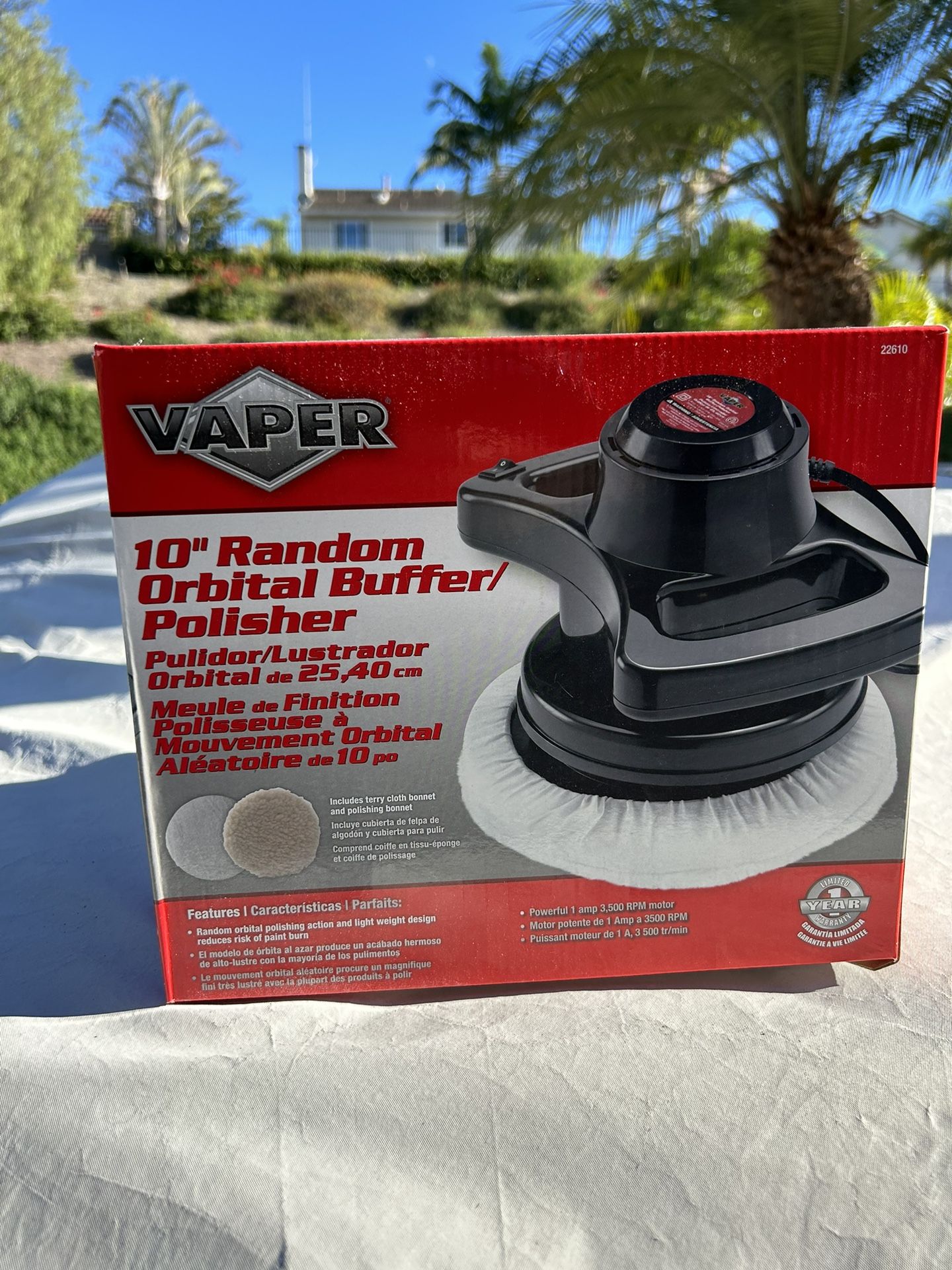10” Orbital Buffer /Polisher