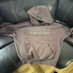 Fear of God Essentials Hoodie Plum Size M