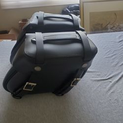 Leather Saddle Bags 