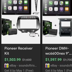 9 Inch PIONEER DMHWC6600 Car Stereo Double Din 