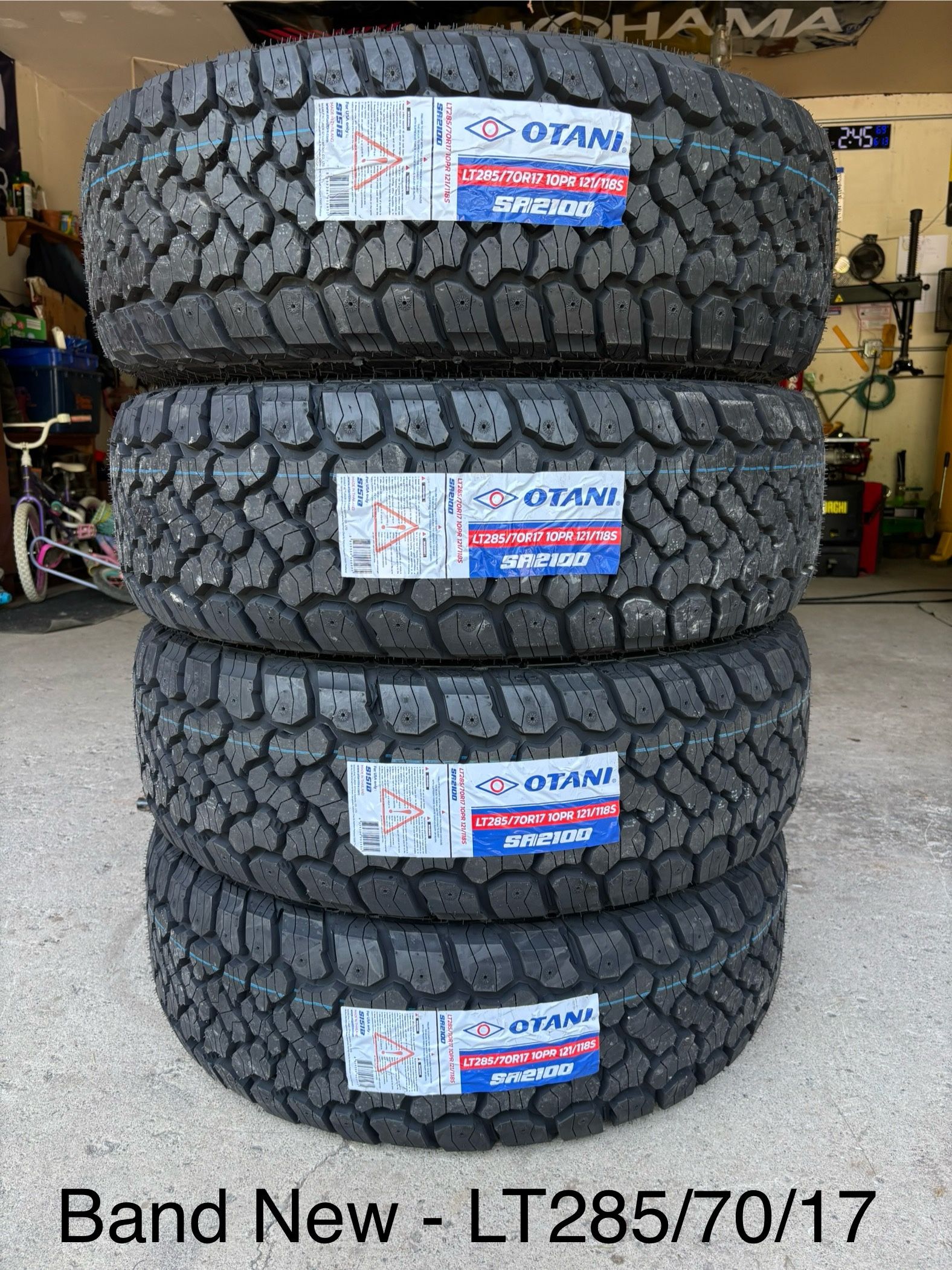 (4) - LT285/70/17 Otani SA2100 Tires