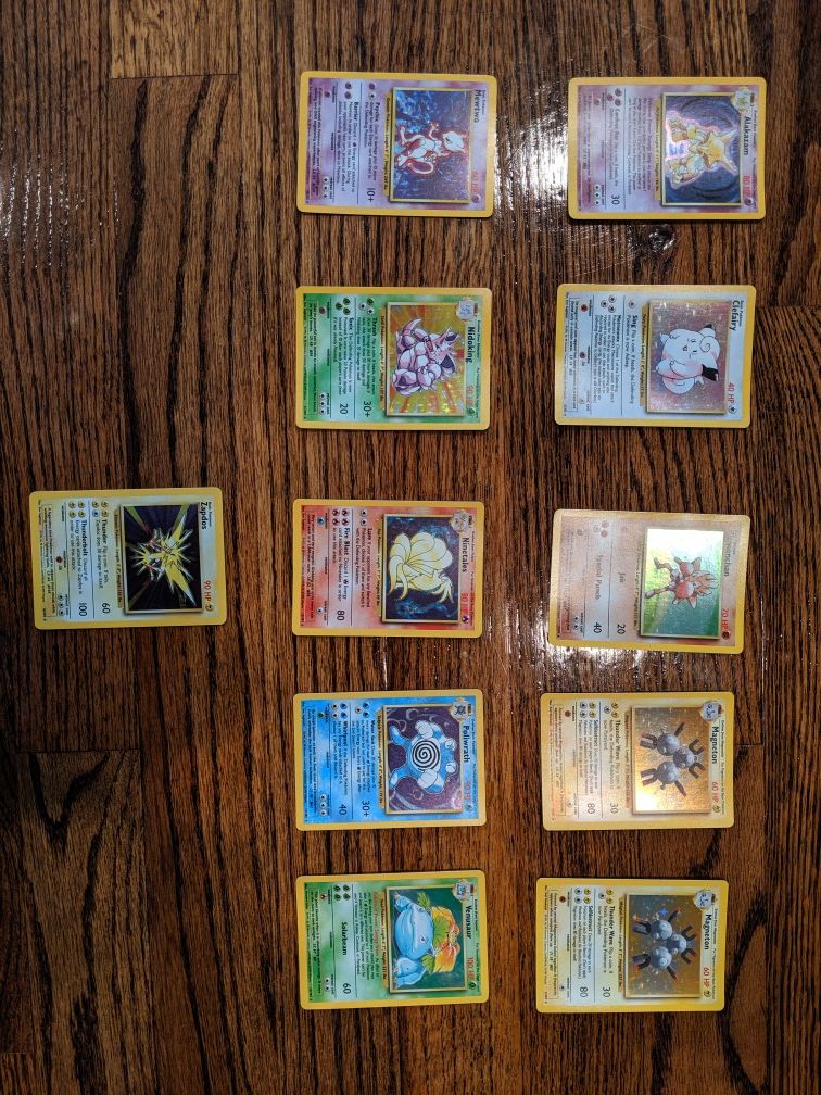 Pokemon Cards - Holo Rare Base Set