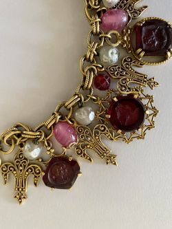 Extasia Intaglio Charm Bracelet RARE