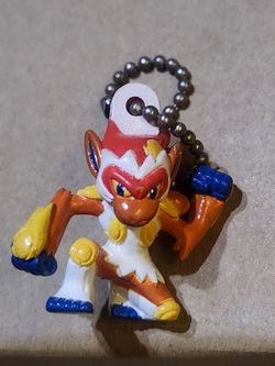 Infernape Pokemon Nintendo Keychain Collection Figure Toy htf