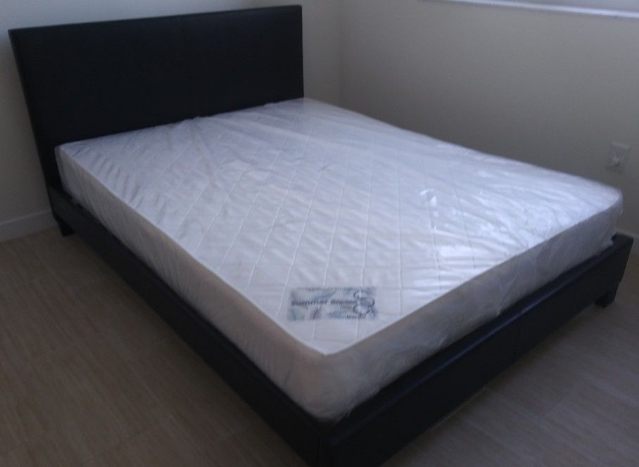 Queen Bed with Mattress 335