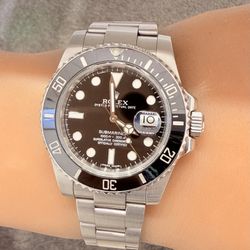 2015 Rolex Pre Owned 40mm Submariner Black Model 116610LN 