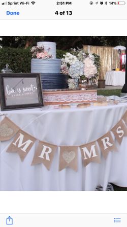 Burla MR & MRS sign