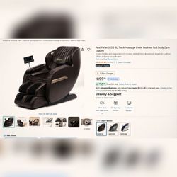 Real Relax SL Track Massage Chair, Zero Gravity - Like New - 2026 – Roseville, MI