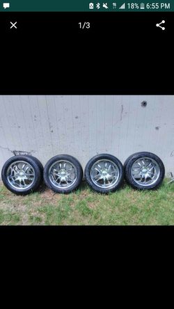 18 in. GREAT CONDITION MSR RIMS WITH TIRES!
