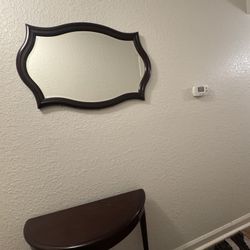 Hallways Table And Mirror