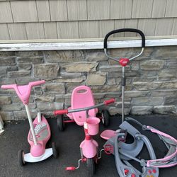 Radio Flyer Tricycle and Scooter
