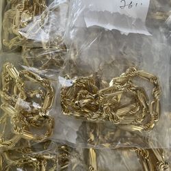 IslandLinc- 14k Plated Milanos  Over 925 Silver-  Specials