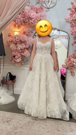calla blanche yelena wedding dress (au size 12)